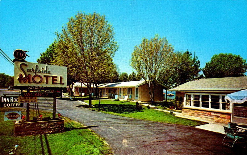Surfside Motel (Surf Side Motel) - Vintage Postcard (newer photo)